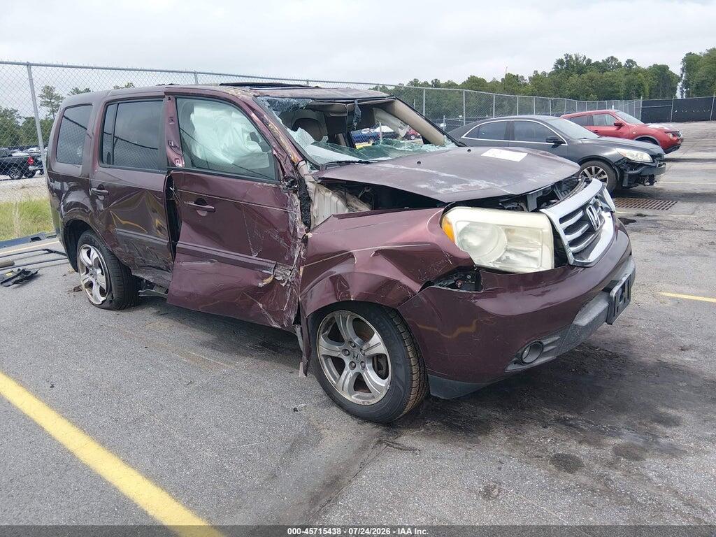 5FNYF3H57CB019296 2012 HONDA PILOT photo no. 1