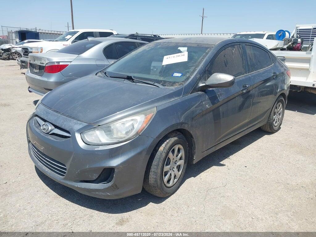 KMHCT4AE1CU078706 2012 HYUNDAI ACCENT photo no. 2
