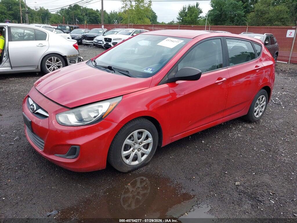 KMHCT5AE2CU032923 2012 HYUNDAI ACCENT photo no. 2