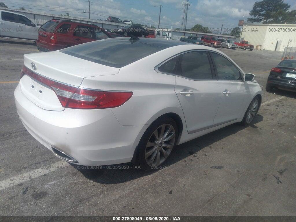KMHFH4JG8CA192980 2012 HYUNDAI AZERA photo no. 4
