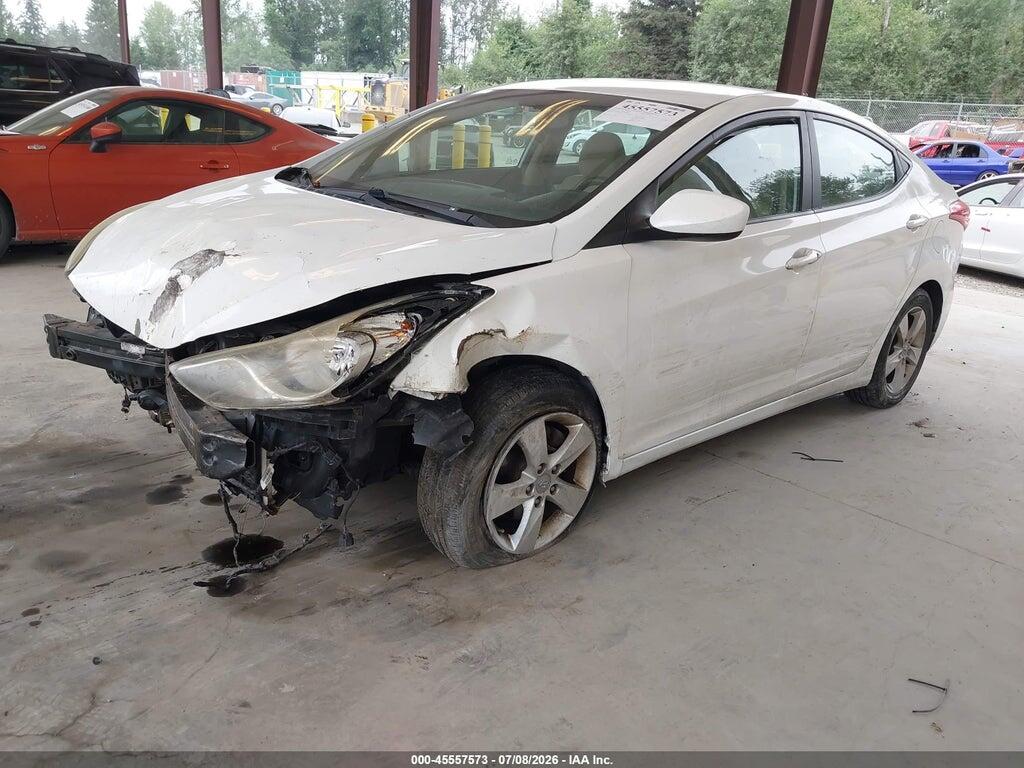 5NPDH4AE8CH064855 2012 HYUNDAI ELANTRA photo no. 2