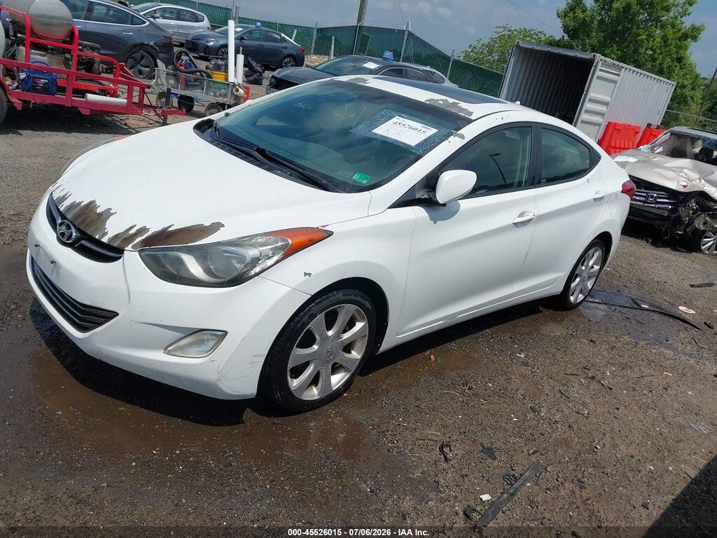 5NPDH4AE8CH089920 2012 HYUNDAI ELANTRA photo no. 2