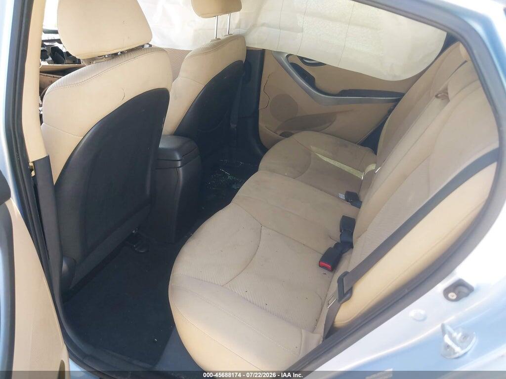 KMHDH4AE3CU392864 2012 HYUNDAI ELANTRA photo no. 8