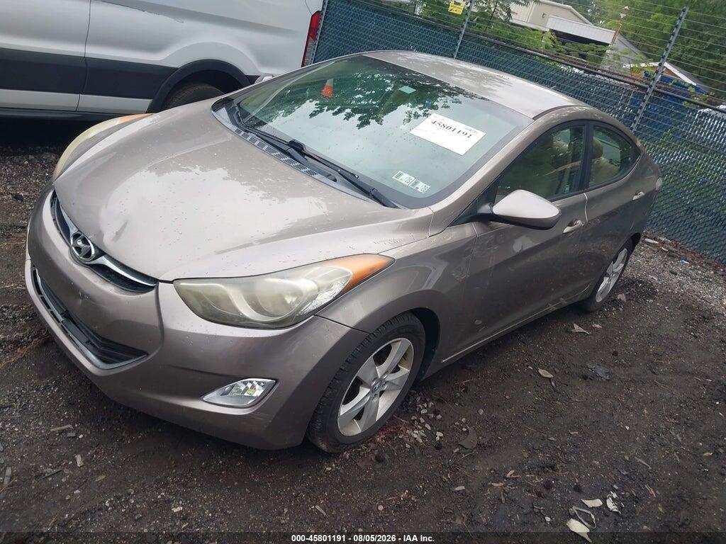 5NPDH4AE0CH141234 2012 HYUNDAI ELANTRA photo no. 2