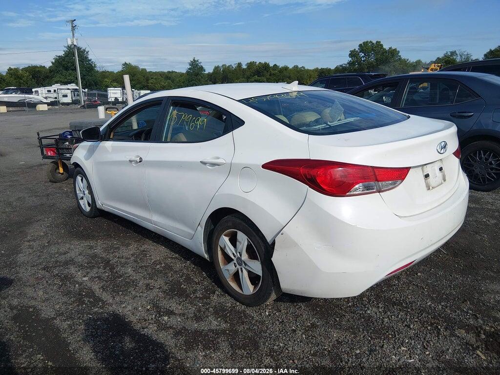 5NPDH4AE1CH067905 2012 HYUNDAI ELANTRA photo no. 3