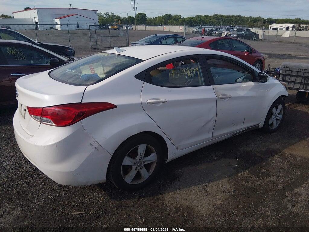 5NPDH4AE1CH067905 2012 HYUNDAI ELANTRA photo no. 4