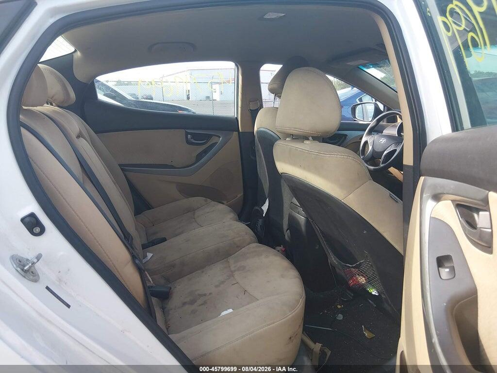 5NPDH4AE1CH067905 2012 HYUNDAI ELANTRA photo no. 8