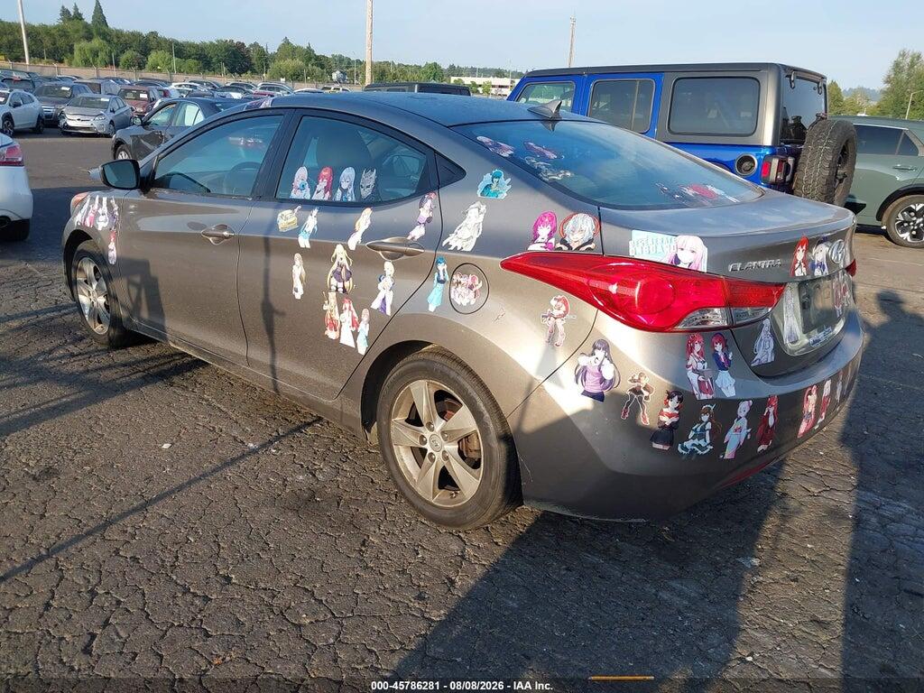 5NPDH4AE2CH086740 2012 HYUNDAI ELANTRA photo no. 3