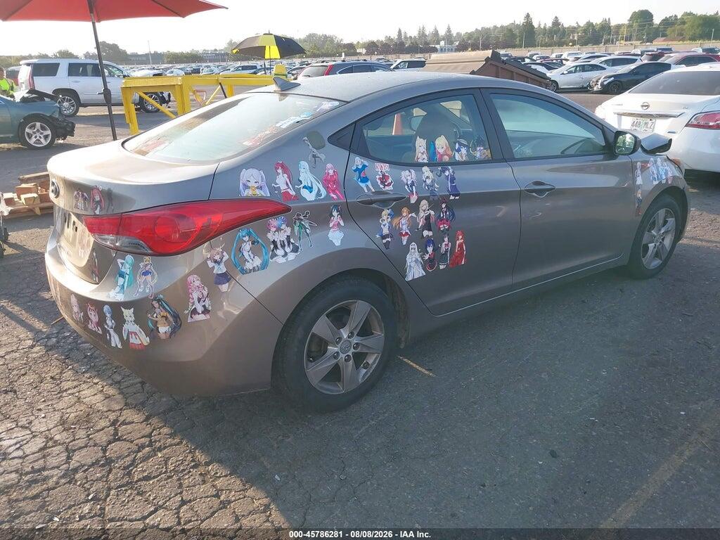 5NPDH4AE2CH086740 2012 HYUNDAI ELANTRA photo no. 4