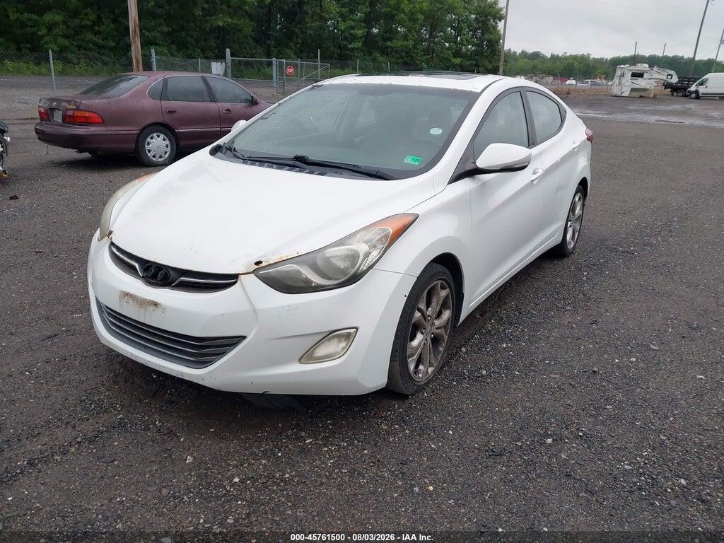 5NPDH4AE8CH093546 2012 HYUNDAI ELANTRA photo no. 2