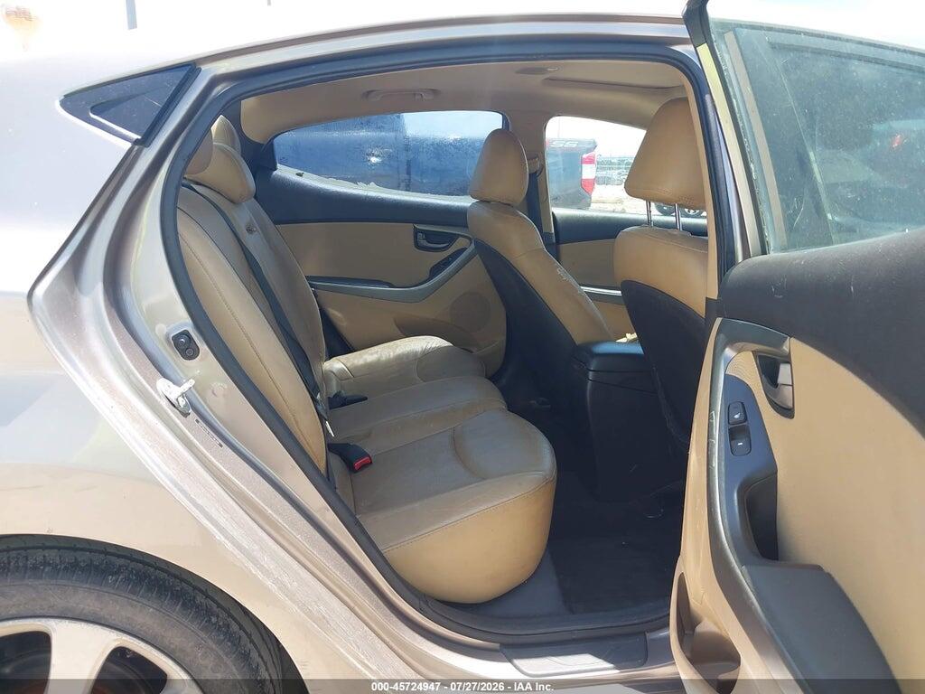 5NPDH4AE7CH146396 2012 HYUNDAI ELANTRA photo no. 8