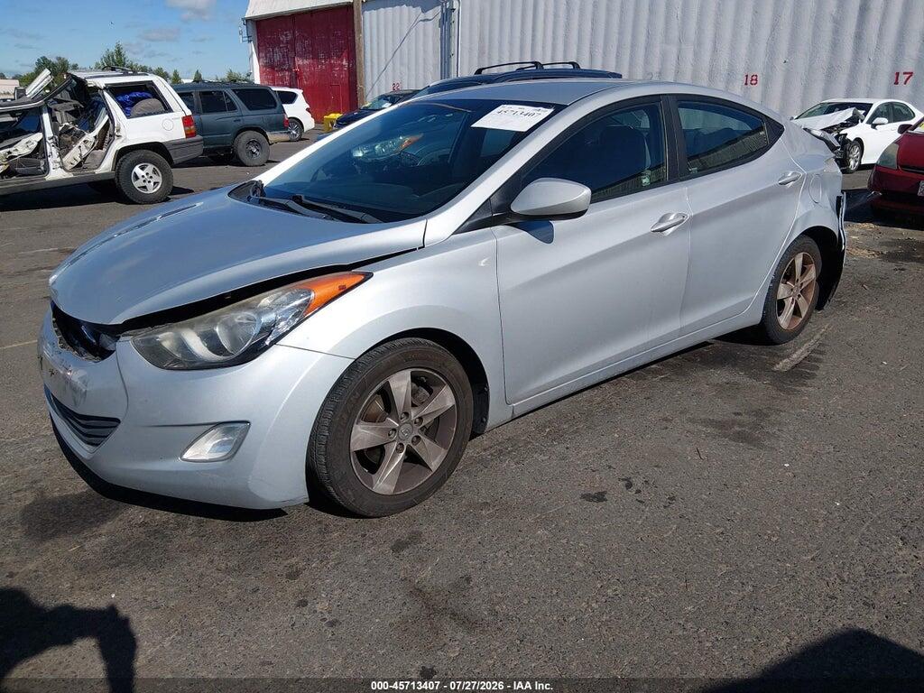 KMHDH4AE8CU258884 2012 HYUNDAI ELANTRA photo no. 2