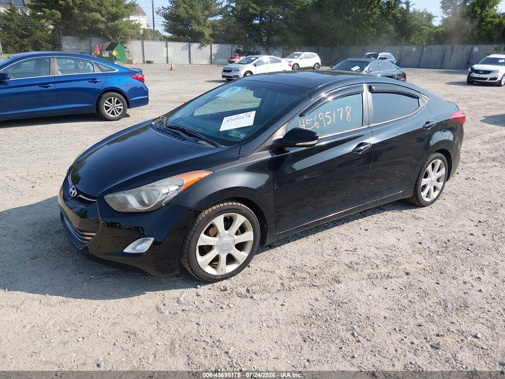 5NPDH4AE9CH112458 2012 HYUNDAI ELANTRA photo no. 2