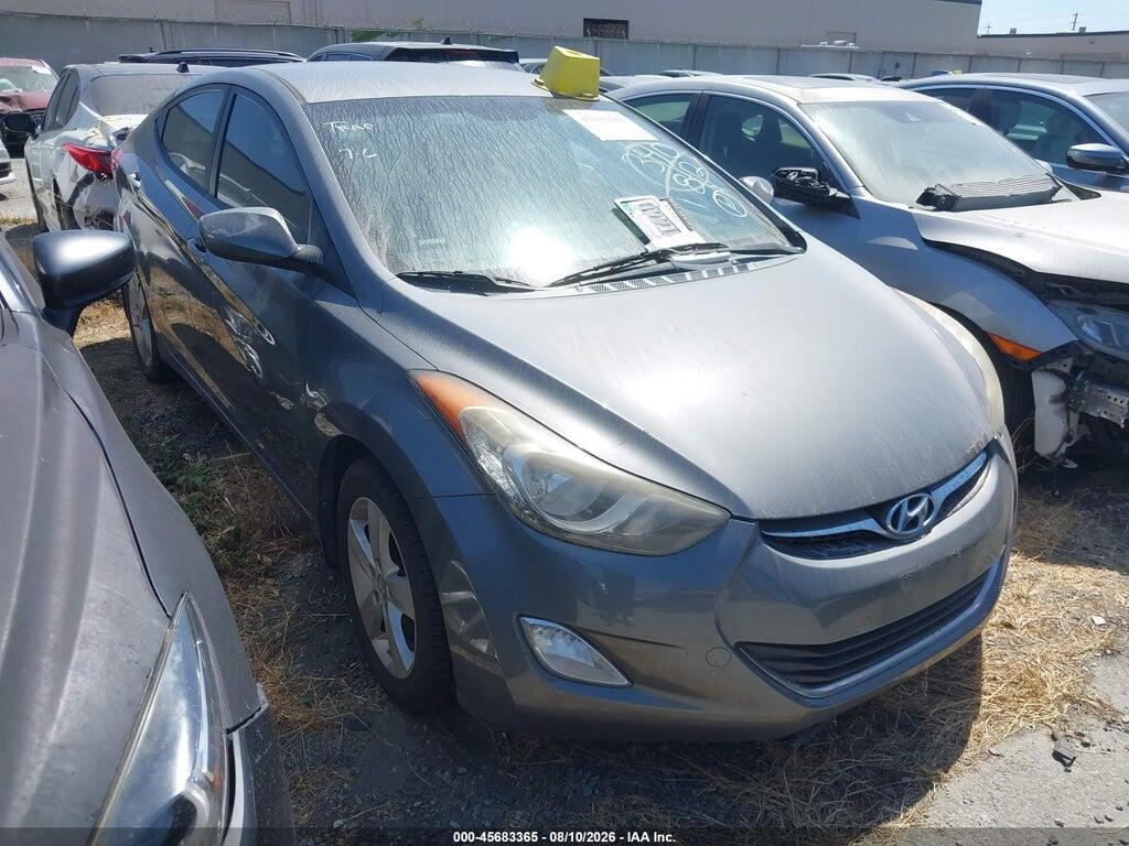 5NPDH4AE4CH125053 2012 HYUNDAI ELANTRA photo no. 1
