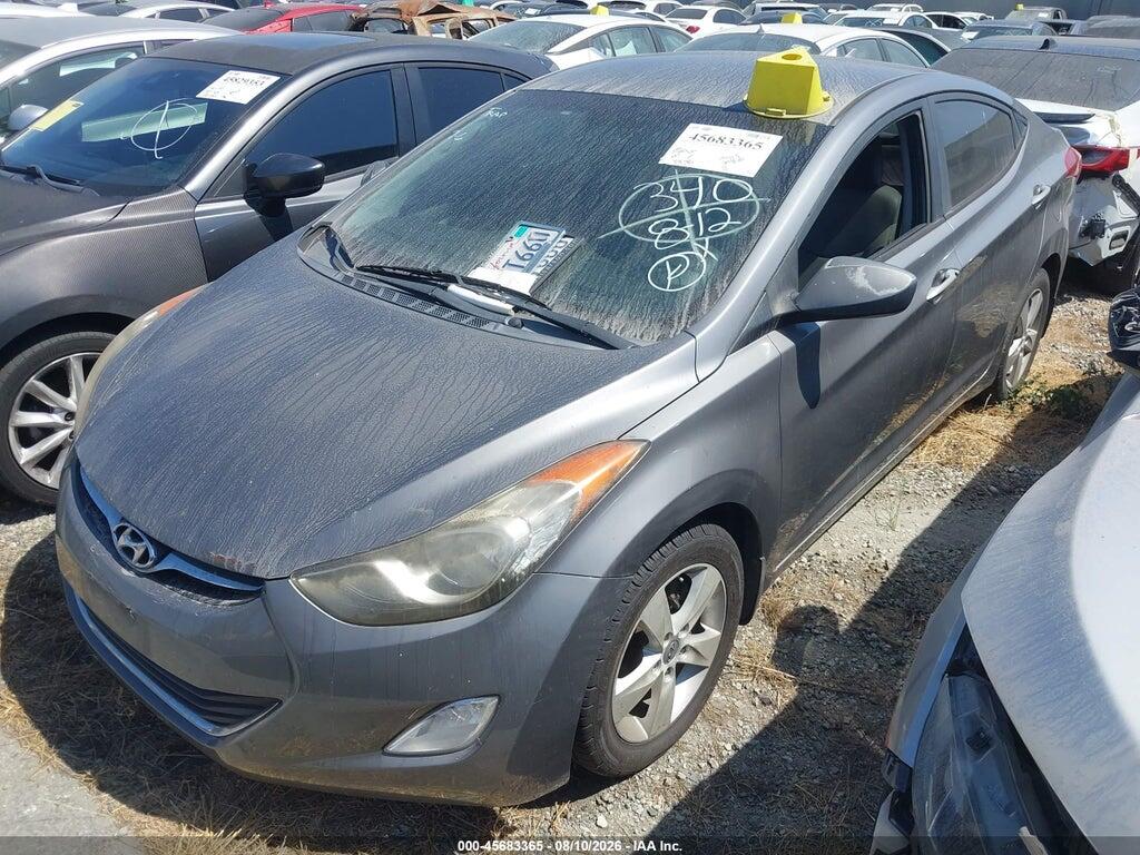 5NPDH4AE4CH125053 2012 HYUNDAI ELANTRA photo no. 2