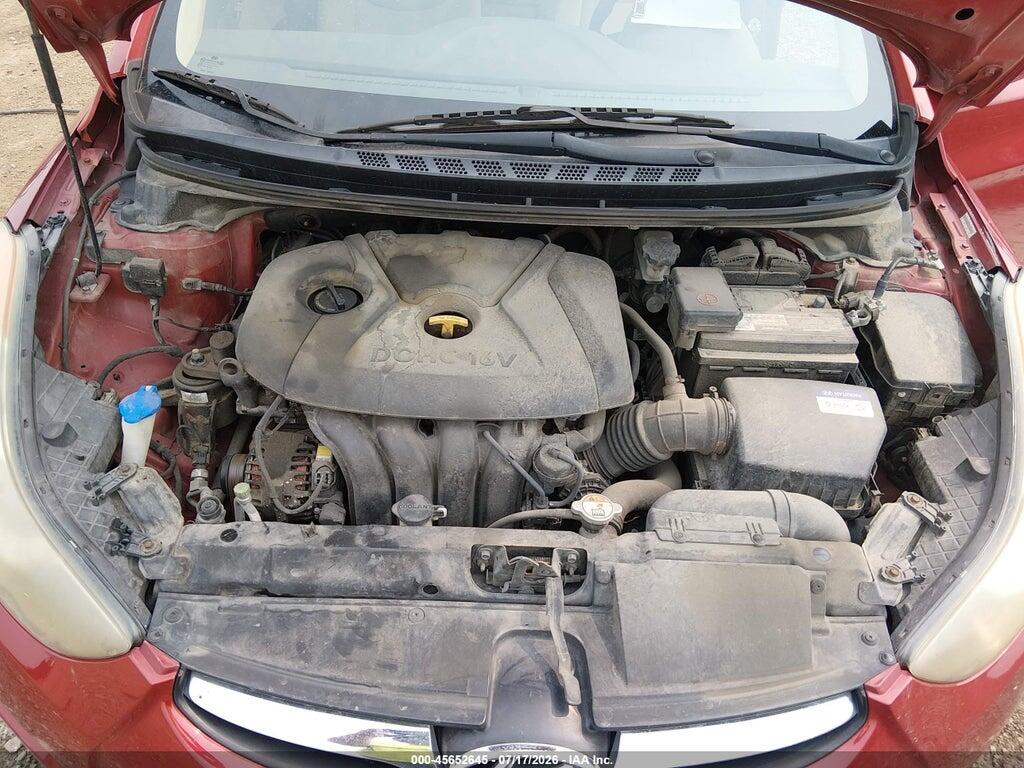 KMHDH4AEXCU304358 2012 HYUNDAI ELANTRA photo no. 10