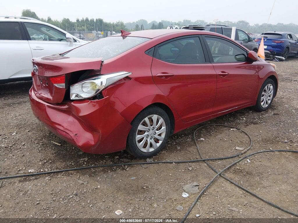 KMHDH4AEXCU304358 2012 HYUNDAI ELANTRA photo no. 4