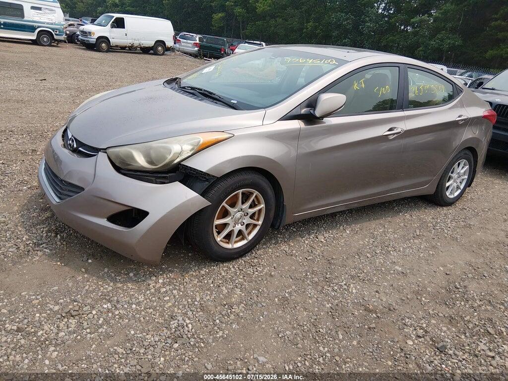 5NPDH4AE5CH145196 2012 HYUNDAI ELANTRA photo no. 2
