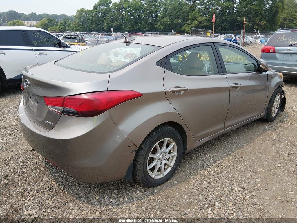5NPDH4AE5CH145196 2012 HYUNDAI ELANTRA photo no. 4