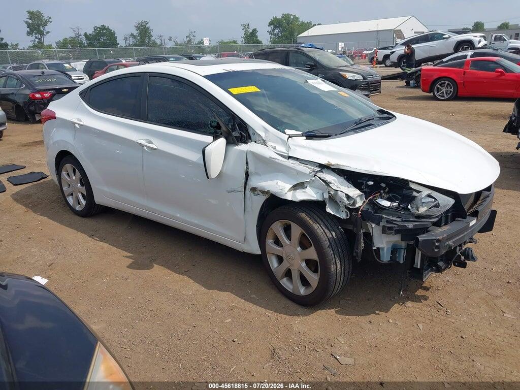 5NPDH4AE5CH107046 2012 HYUNDAI ELANTRA photo no. 1