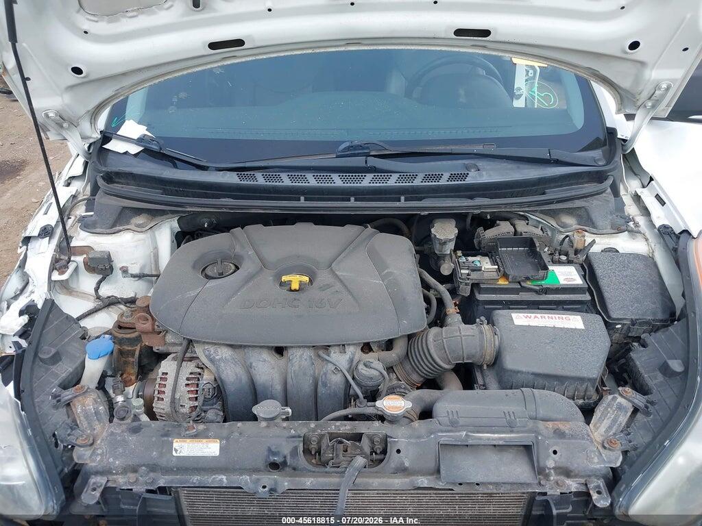 5NPDH4AE5CH107046 2012 HYUNDAI ELANTRA photo no. 10