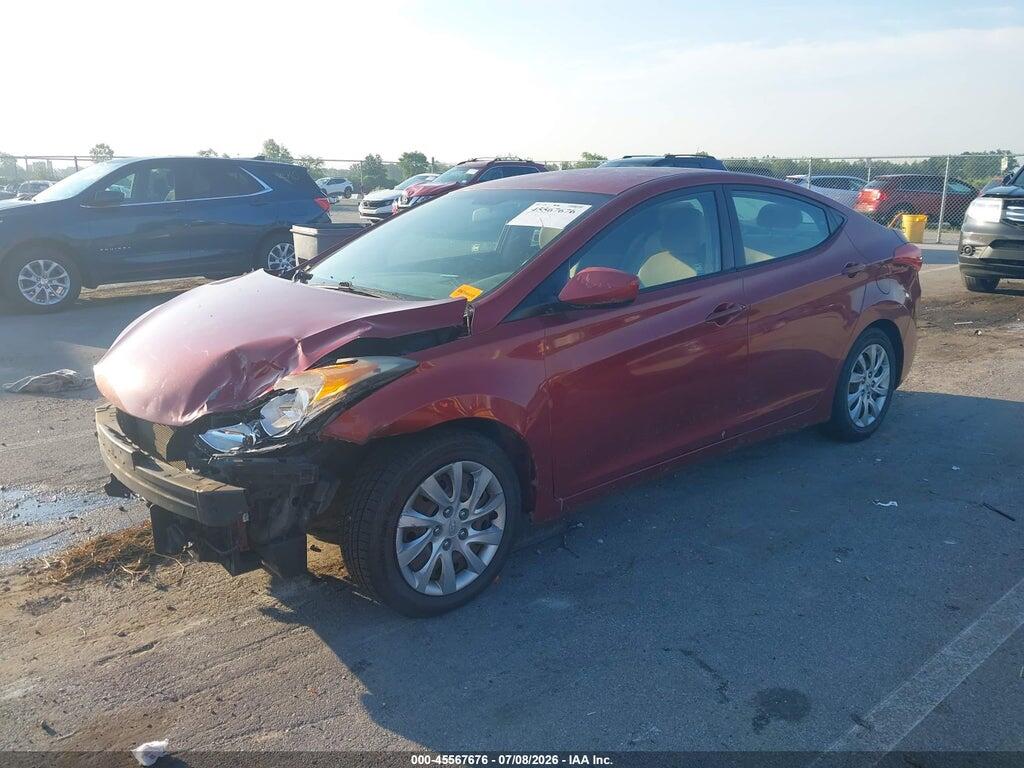 KMHDH4AE4CU452800 2012 HYUNDAI ELANTRA photo no. 2