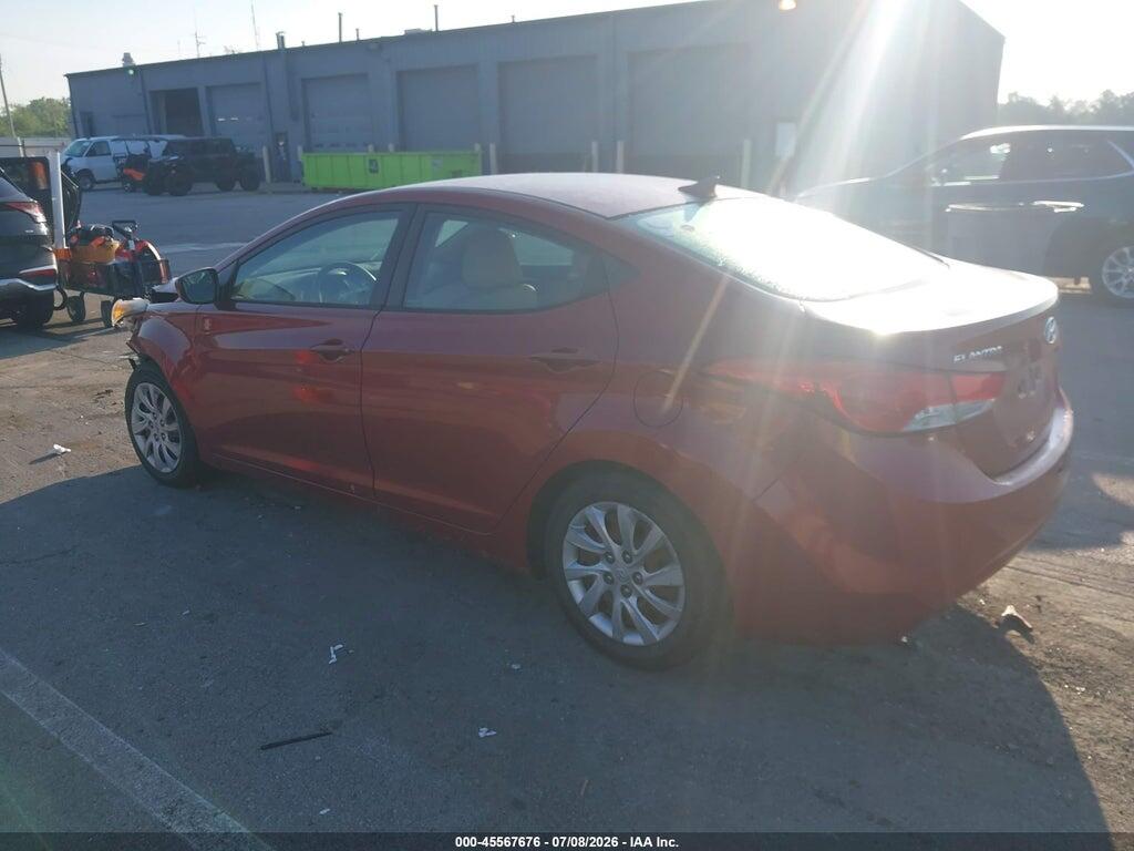 KMHDH4AE4CU452800 2012 HYUNDAI ELANTRA photo no. 3