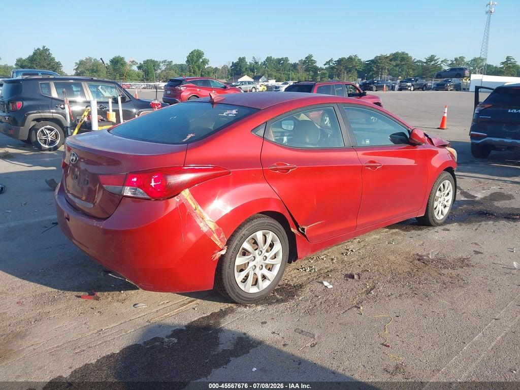 KMHDH4AE4CU452800 2012 HYUNDAI ELANTRA photo no. 4