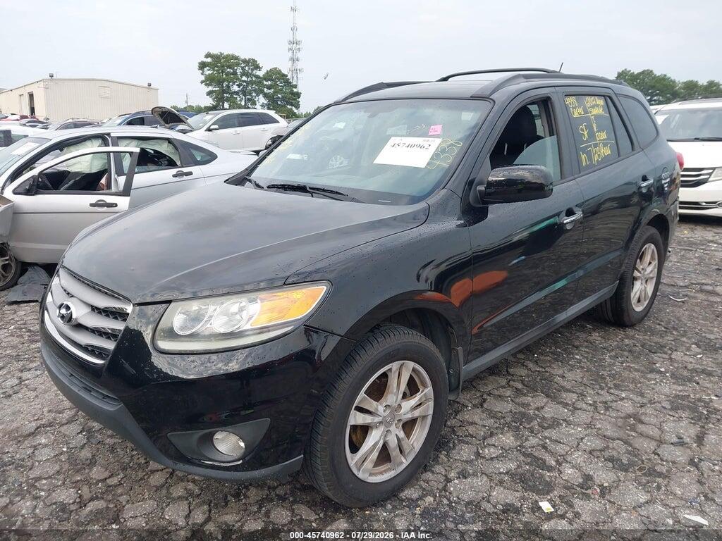 5XYZK3AB6CG111900 2012 HYUNDAI SANTA FE photo no. 2