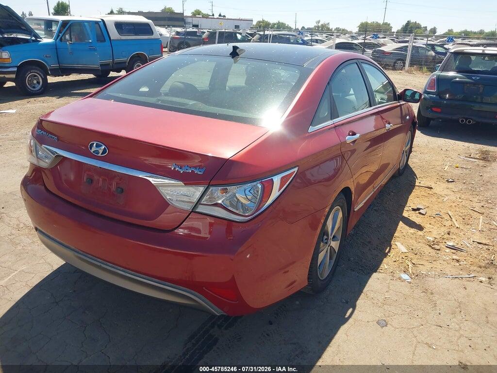 KMHEC4A42CA023540 2012 HYUNDAI SONATA HYBRID photo no. 4