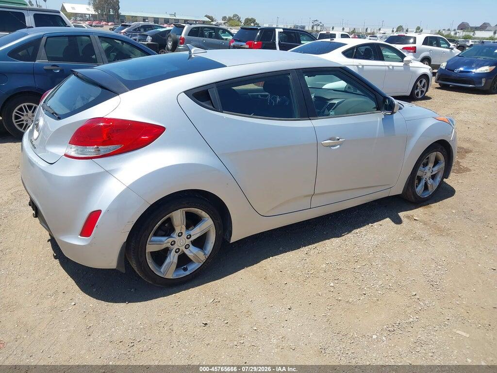KMHTC6AD5CU065542 2012 HYUNDAI VELOSTER photo no. 4