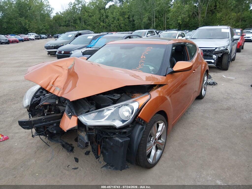KMHTC6AD5CU031701 2012 HYUNDAI VELOSTER photo no. 2