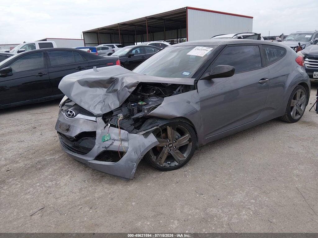 KMHTC6AD9CU047626 2012 HYUNDAI VELOSTER photo no. 2