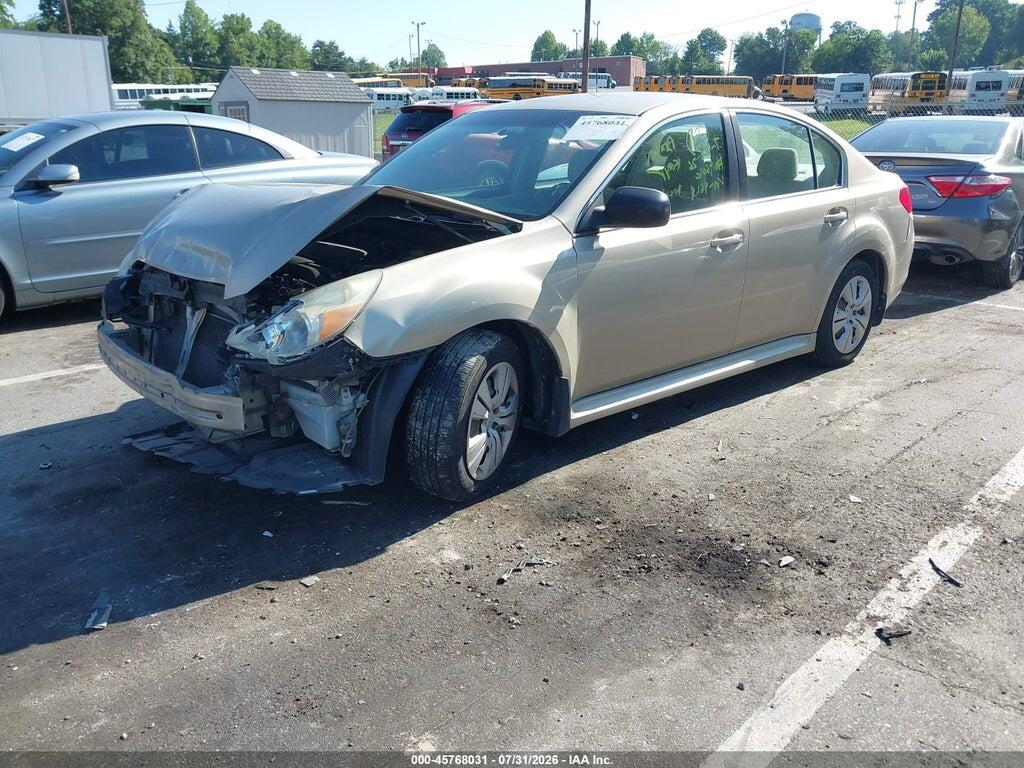 4S3BMCA62A3229619 2010 SUBARU LEGACY photo no. 2