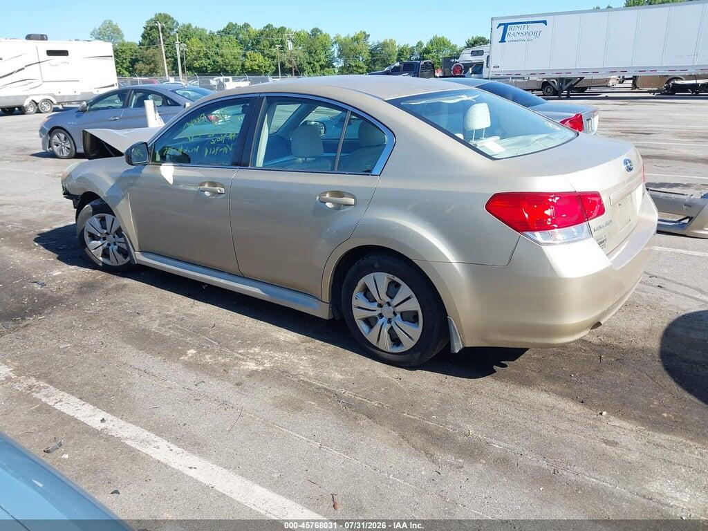 4S3BMCA62A3229619 2010 SUBARU LEGACY photo no. 3