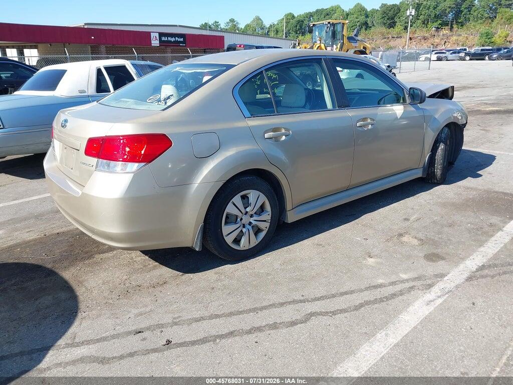 4S3BMCA62A3229619 2010 SUBARU LEGACY photo no. 4