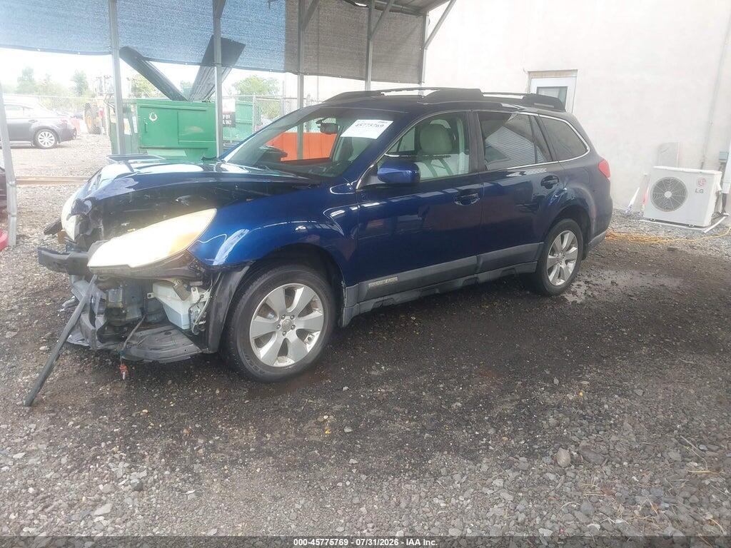 4S4BRBCC1A3375780 2010 SUBARU OUTBACK photo no. 2