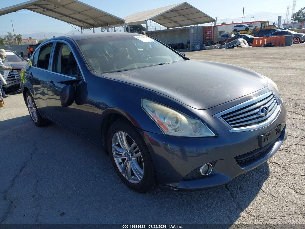 2012 INFINITI G25 JN1DV6AP0CM701087