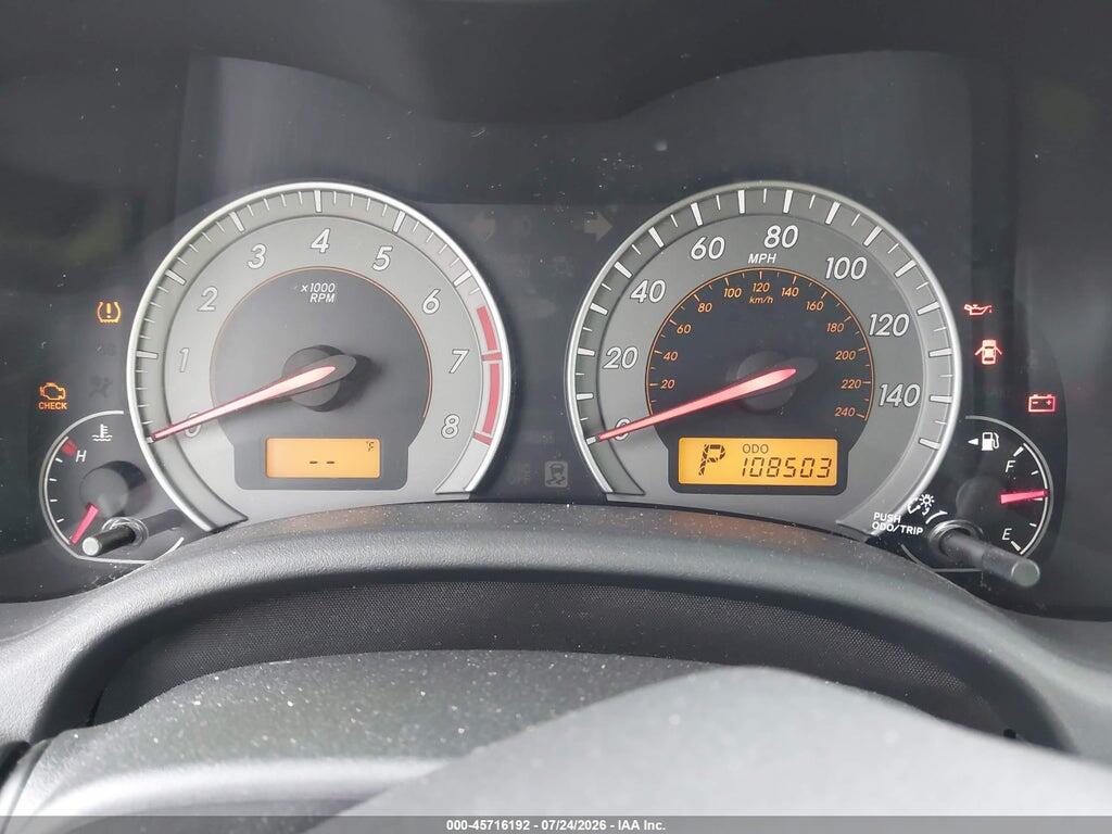 1NXBE4EEXAZ314184 2010 TOYOTA COROLLA photo no. 7