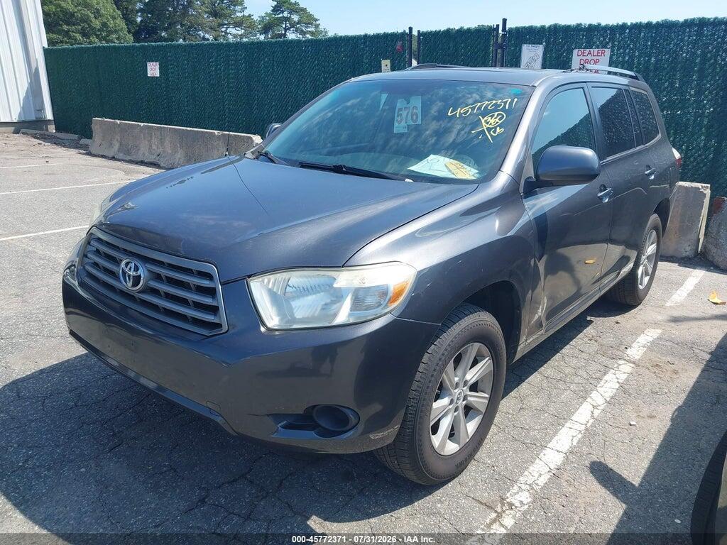 5TDBK3EHXAS005207 2010 TOYOTA HIGHLANDER photo no. 2