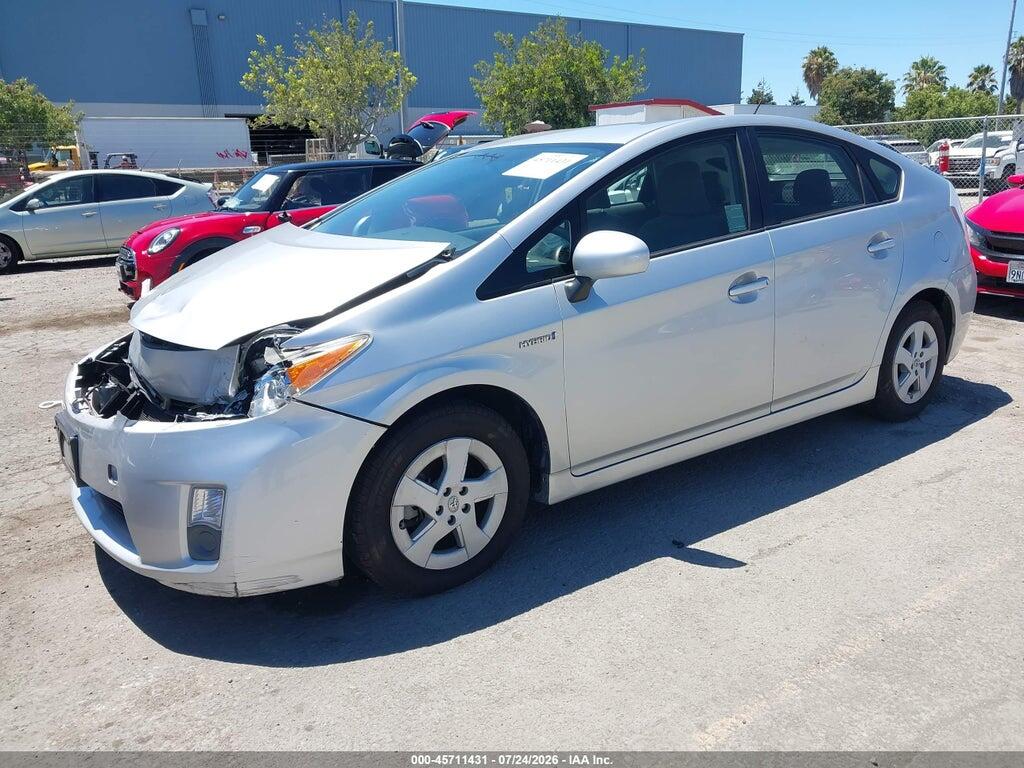 JTDKN3DU7A5186729 2010 TOYOTA PRIUS photo no. 2