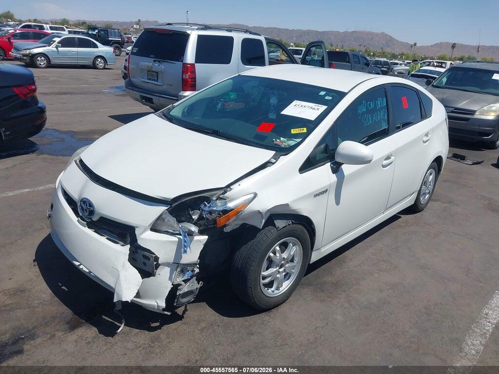 JTDKN3DU9A0184655 2010 TOYOTA PRIUS photo no. 2