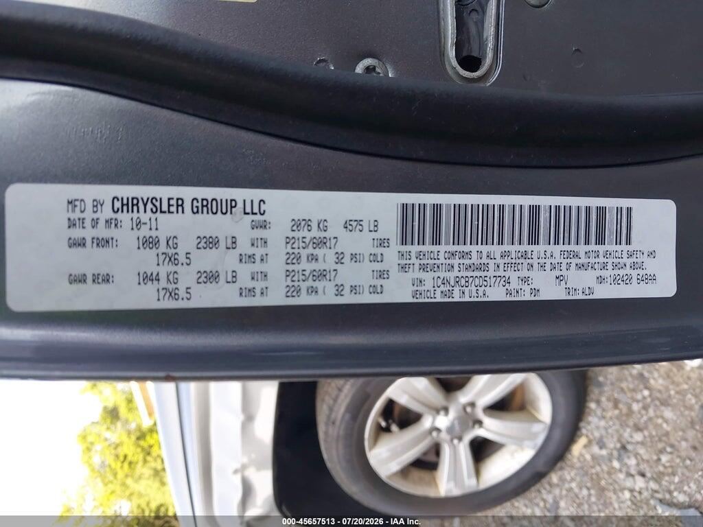 1C4NJRCB7CD517734 2012 JEEP PATRIOT photo no. 9