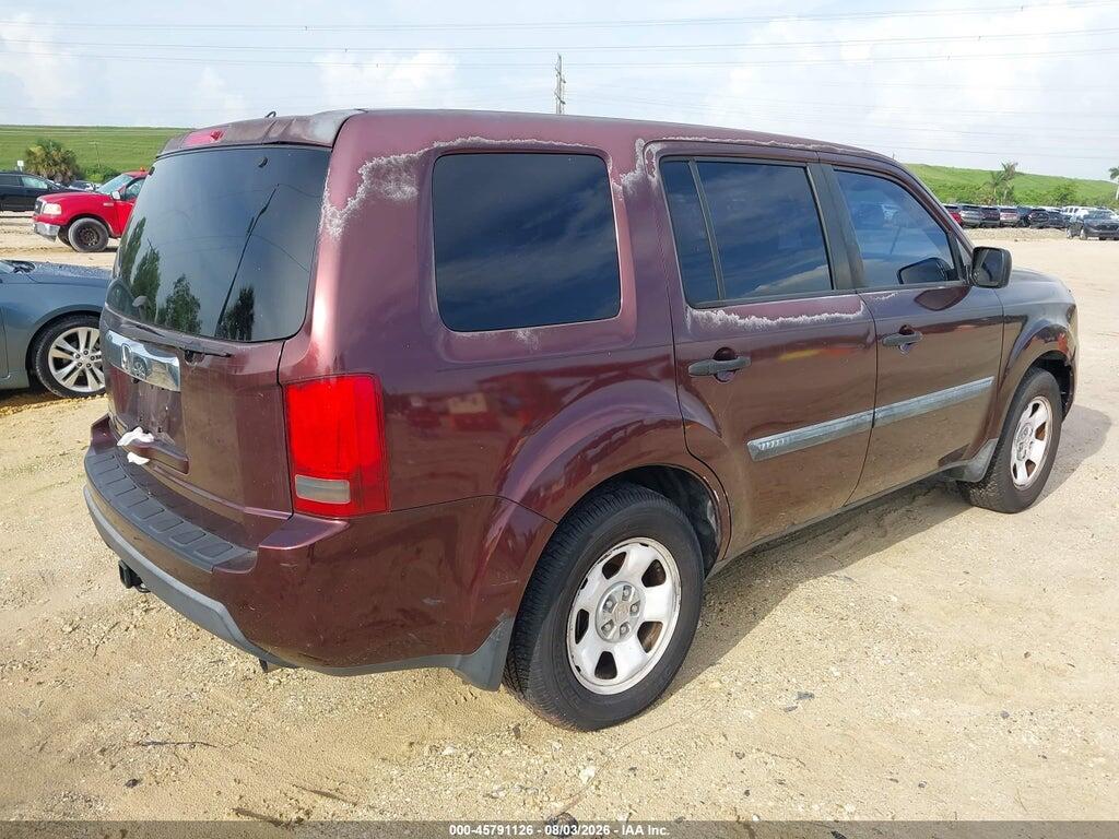 5FNYF3H29BB048996 2011 HONDA PILOT photo no. 4