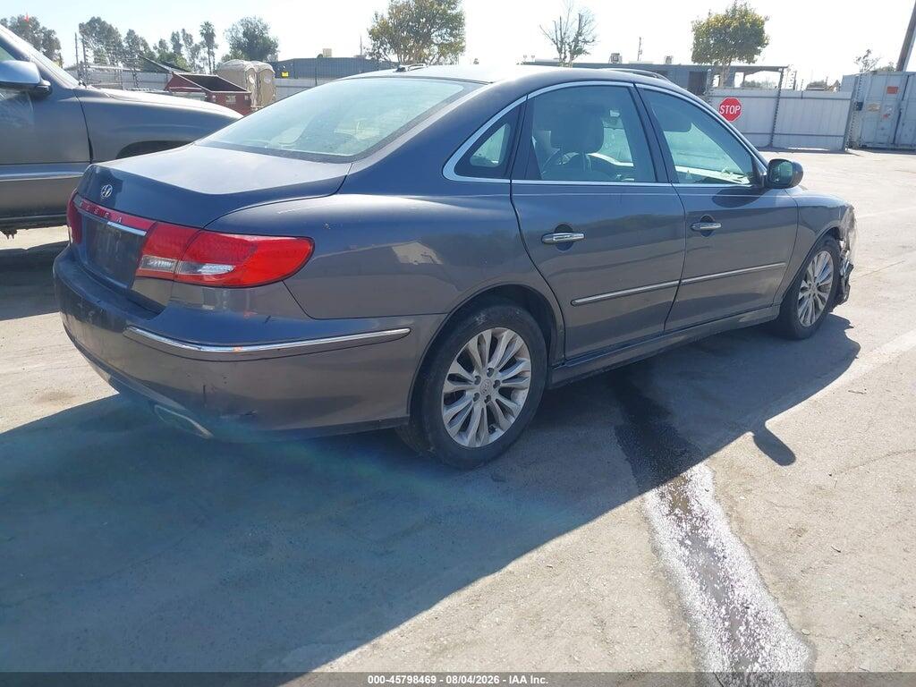 KMHFC4DD6BA535879 2011 HYUNDAI AZERA photo no. 4