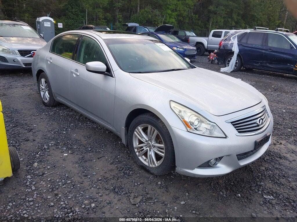 JN1DV6AR3BM650829 2011 INFINITI G25X photo no. 1
