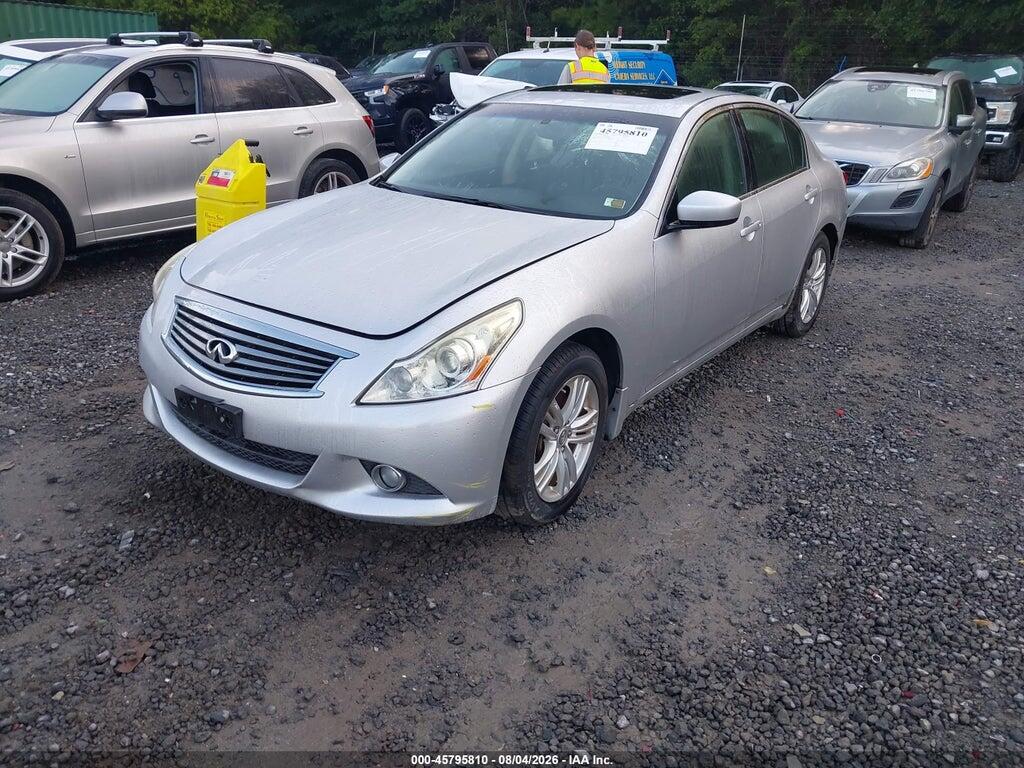JN1DV6AR3BM650829 2011 INFINITI G25X photo no. 2