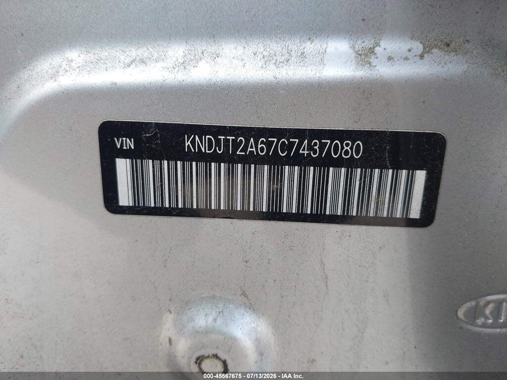 KNDJT2A67C7437080 2012 KIA SOUL photo no. 9
