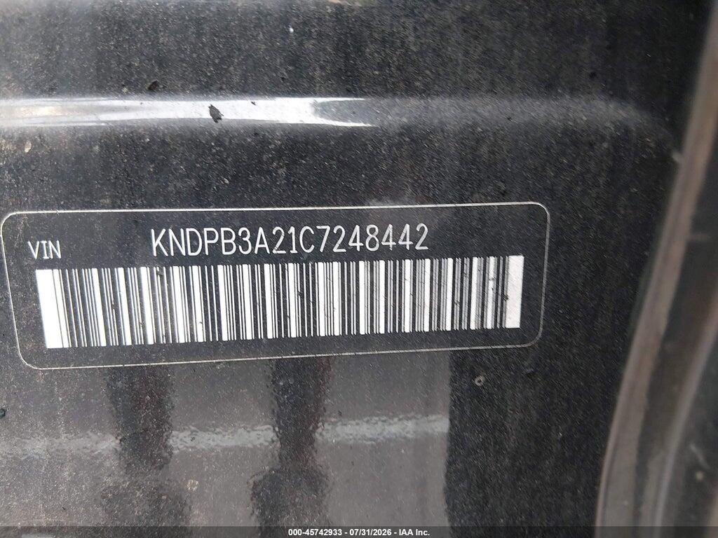 KNDPB3A21C7248442 2012 KIA SPORTAGE photo no. 9
