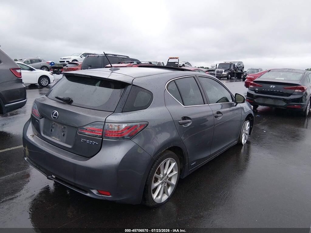 JTHKD5BH2C2086772 2012 LEXUS CT 200H photo no. 4